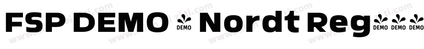 FSP DEMO - Nordt Reg字体转换